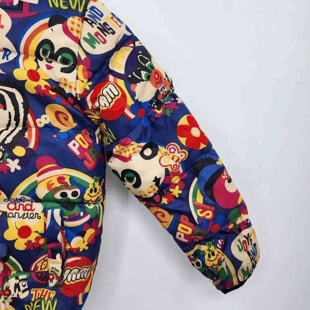 JAM Joyful & Monster Little Glee Monster Puffer‎ Jacket Size 5T